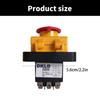 Waterproof 7 Pin Push Button Switches 400V 10A Electromagnetic Power Switches for Industrial & Marine Applications