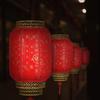 Waterproof Spring Festival Lanterns Antiqued Red Lantern  Chinese New Year Decoration