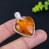 Балтийский янтарь драгоценный камень 925 стерлинговое серебро подарок ювелирное изделие кулон 1,58"