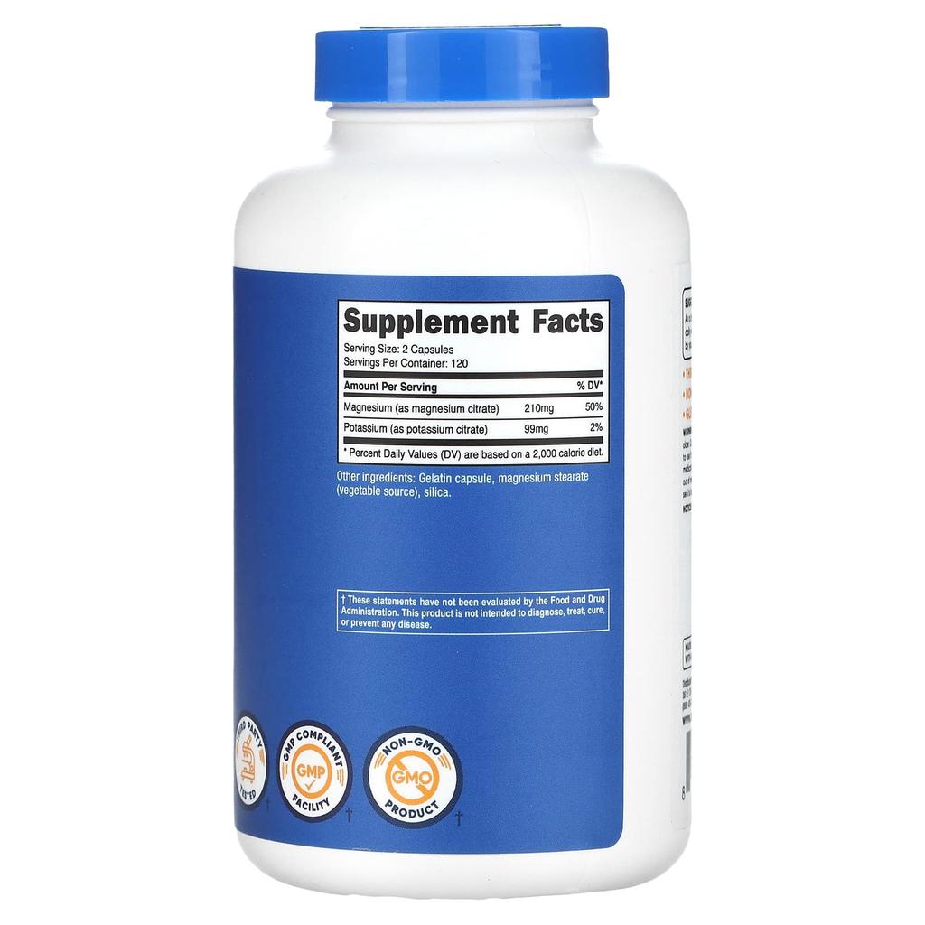Калий + Магний, 240 Капсул
