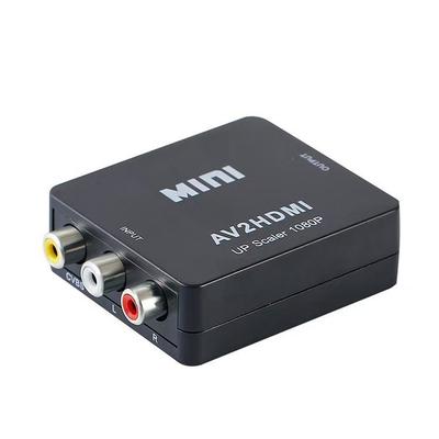 Взрывной конвертер видеосигнала высокого разрешения AV в HDMI 1080P, игровая приставка для видеонаблюдения, свободный лотос RCA