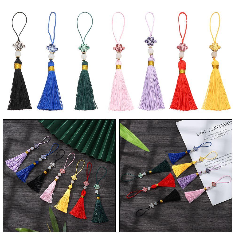 Decorations Clothing Accessories 14 cm Element New Year Knot Tassel Tassel Phone Case Pendant