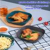 1PC Air Fryer Oven Baking Tray Silicone Tray Fried Chicken Pizza Mat Oilless Silicone Pan Air Fryer Accessories