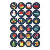 Merry Christmas Gift Stickers Advent Calendar Number Paper Stickers Gift Packaging Labels Decor Greeting Album Lable Stickers