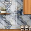 10-40PCS Marble Self Adhesive Waterproof Oil Proof Wallpaper Film for Kitchen Bedroom Moisture Resistant Tile Renovation Sticker