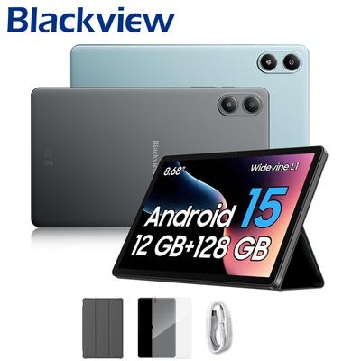 Blackview Планшет 2025 LINK 2 12,7 дюйма Android 15 ,12 ГБ ОЗУ 256 ГБ памяти,Большой дисплей Widevide L1,Восьмиядерный G100, 5000 мАч