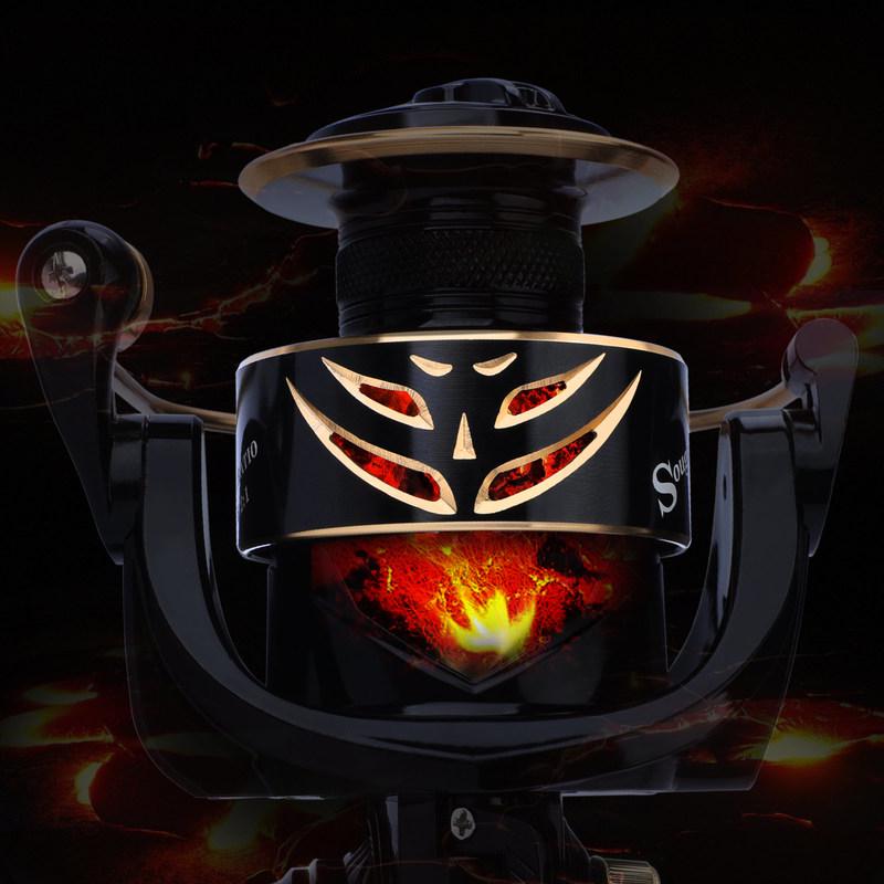 Souganyilang Fishing Reels 12+1BB High Speed Spinning Fishing Reel Wheel Pesca 1000-4000 Series