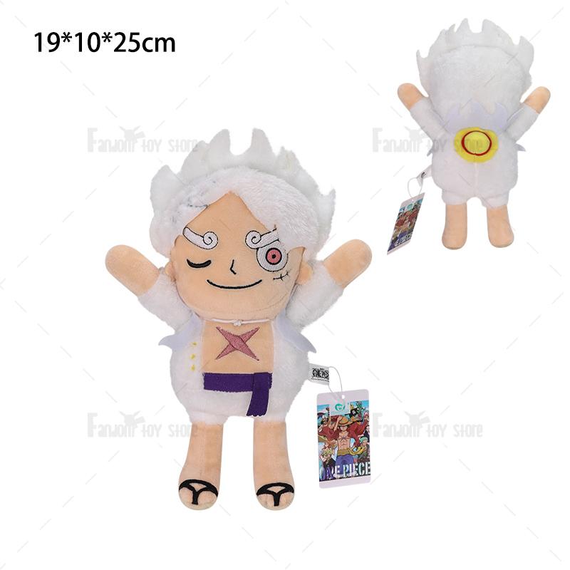 ONE PIECE Plush Gear 5 Luffy Sanji Brook Chopper Zoro Doll Soft Stuffed Toys Birthday Christmas Gift
