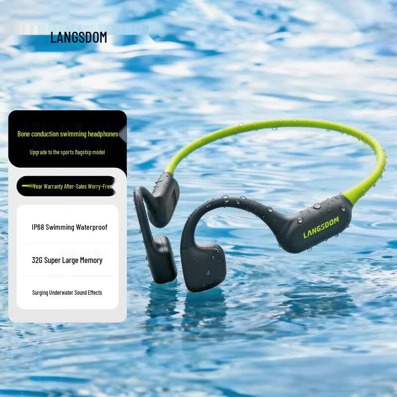 Водонепроницаемые наушники с костной проводимостью Lanston AirSwim BE23