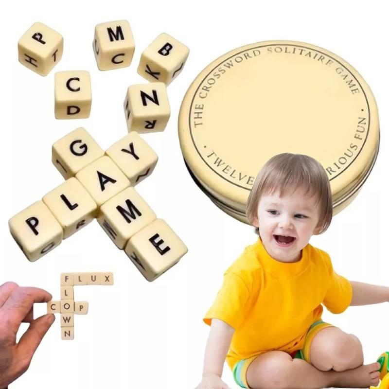 Классическая игра-пасьянс «Кроссворд», изготовленная из прочного пластика для бесконечного развлечения