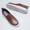 Модные мужские повседневные туфли из натуральной кожи, стильные трендовые мужские лоферы, обувь для отдыха, ходьбы и вождения, ручной работы, слипоны, мокасины