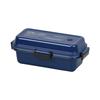 Pearl Metal Home Label II Rectangular Lunch Navy Made In Japan D-6722 Box, Medium, Blue,