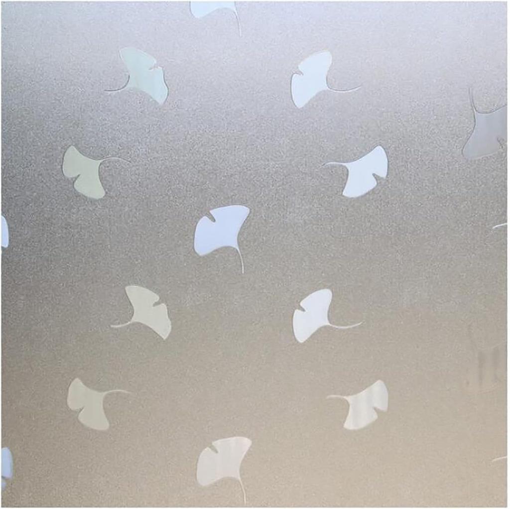 Стекло Оконная пленка Оконная пленка для приватности Матовое окно Винил 3D Декоративные наклейки на окна Неклеящиеся наклейки для ванной комнаты Гостиная