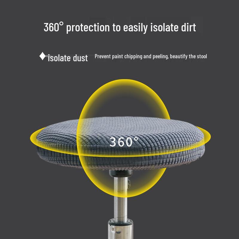 Универсальный пылезащитный чехол на вращающийся стул - Флисовый чехол для барных стульев и стульев для салонов красоты