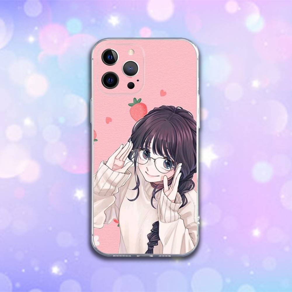 Чехол для телефона Kaoru Hana Wa Rin To Saku для iPhone 16e,16,15,14,13,12,11 Plus,Pro,Max,XR,XS,X,Plus,SE,Mini Прозрачный Мягкий Чехол