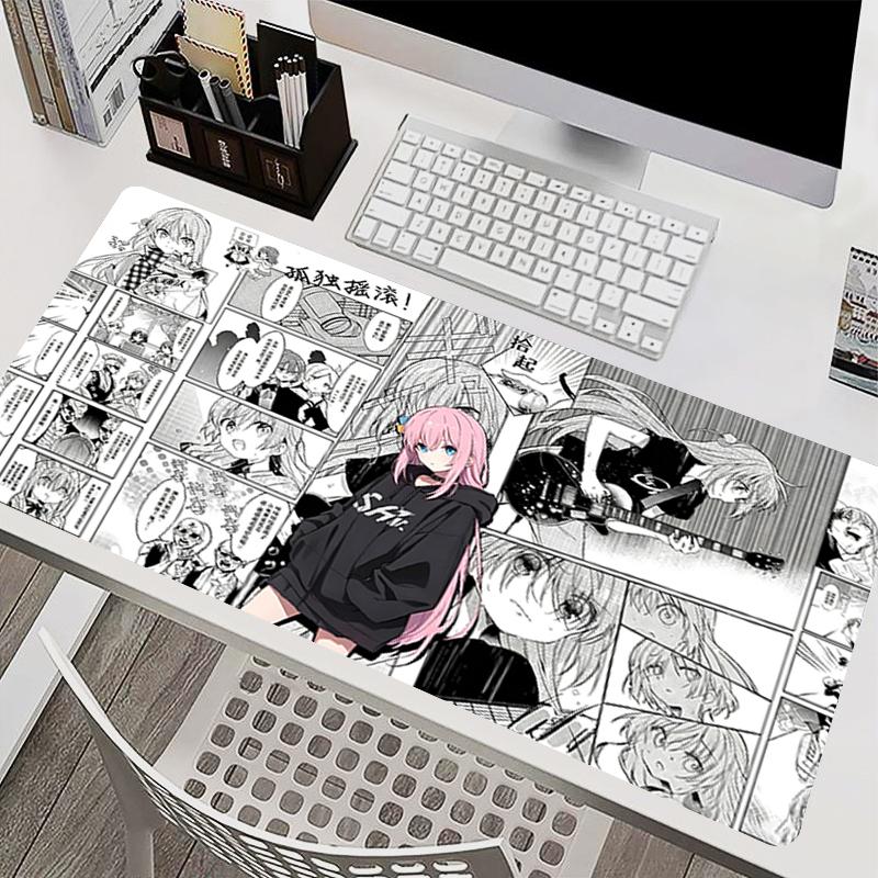 Computer Mouse Pad Bbocchi The Rrock Anime Desk Mat Gaming Mouse Pad Pc Accessories Kawaii Mouse Pad Gamer Extended Mousepad