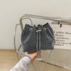 Internet Celebrity Hot Diamond Mini Small Bag Women's Bag 2025 Spring and Summer New Models This Year Popular Chain Messenger Bag Bucket Bag