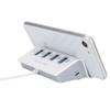4 Port USB Hub Multiple Interfaces OTG Hub Adapter For Phone Tablet Desktop