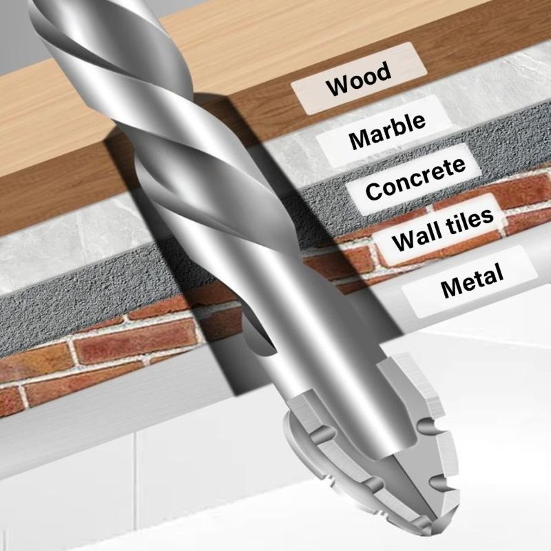 Высокоэффективный набор титановых сверл по стали для сверления металла, дерева, пластика 4 мм, 5 мм, 6 мм, 8 мм, 10 мм