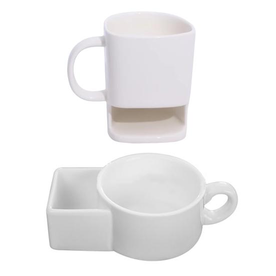 Кружка для шоколадного фондю, чашка для молока и кофе, подогреватель масла, керамическая чашка для фондю, плавильный котел