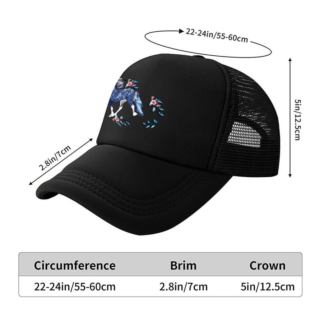 Blámóea and the Flowers Icelandic Horse Baseball Cap Golf Hat Man party Hat Thermal Visor Hat Luxury Brand For Man Womens