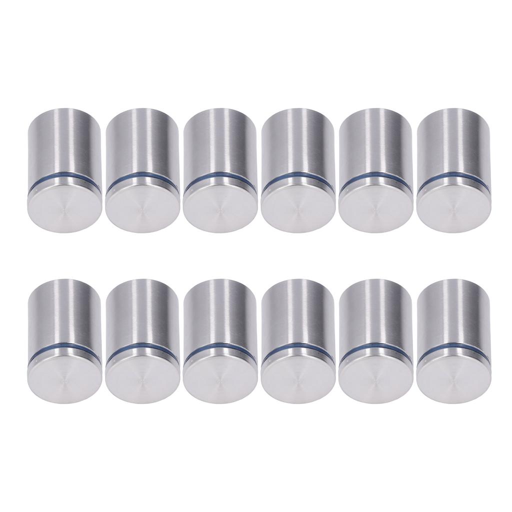 12 Pcs Advertising Nails Stainless Steel Wall Sign Standoff Screws 38x50mm for Supermarket Bedroom