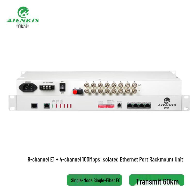 AIENKIS PDH Optical Transceiver with Ethernet