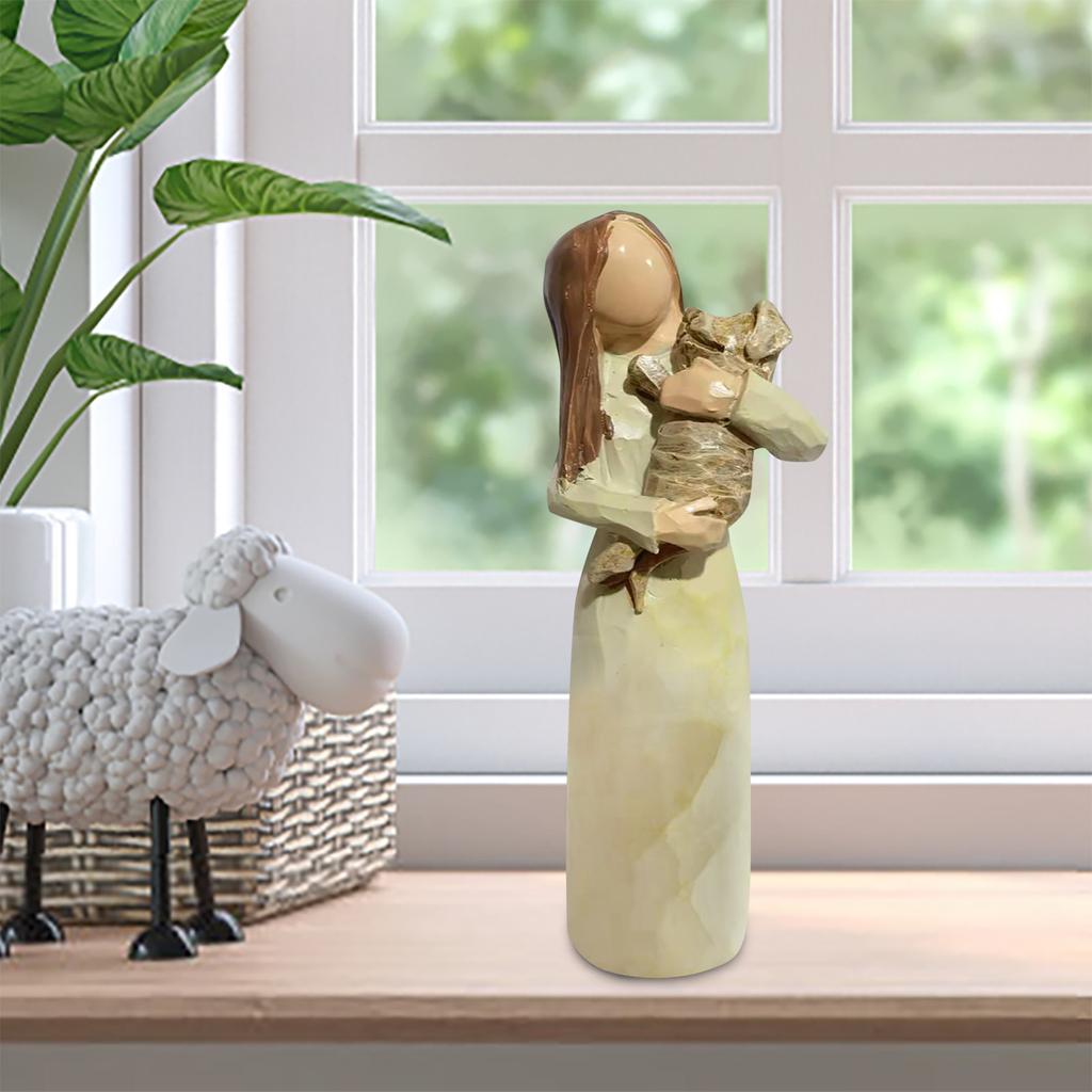 Embracing My Happiness Tabletop Resin Decor Ornament Figure Sympathy Pet Memorial Gift