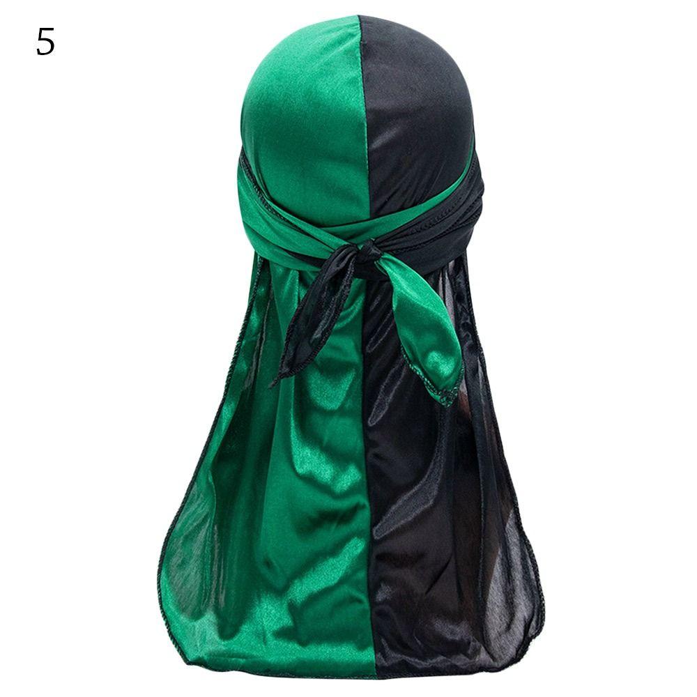 Эластичная бандана тонкая пиратская шляпа регулируемая шелковая дураг для мужчин и женщин