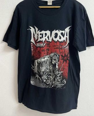 Футболка Хлопок Унисекс Band Rock NERVOSA UB363