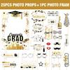 Graduation Season 26pcs Handheld Photo Frame Photo Props Party Decoration Supplies