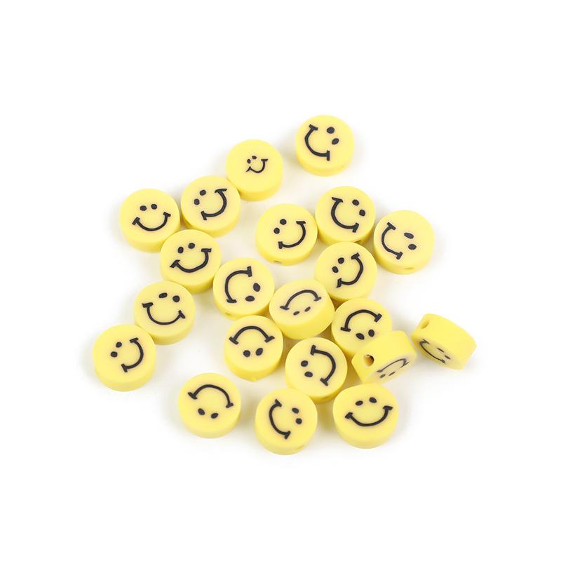 Diy Polymer Clay Soft Ceramic Beads, Round Soft Ceramic Beads Handmade Jewelry Accessories