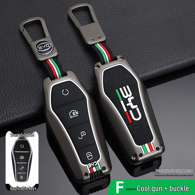 Чехол для ключа BYD Han для моделей Seagull 23, Destroyer 05, Song Pro, Tang Plus, Qin DMi, Champion Edition EV