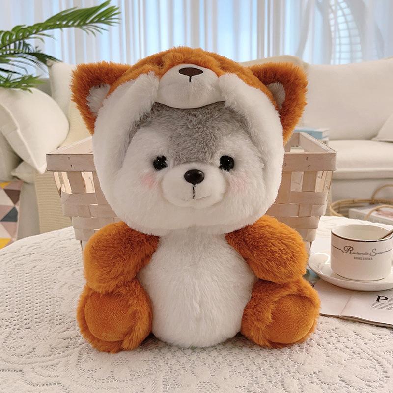 Wu Lula Mengha Fox Doll Plush Toy Husky Puppy Doll Catch Machine Pillow Girls Doll Wholesale