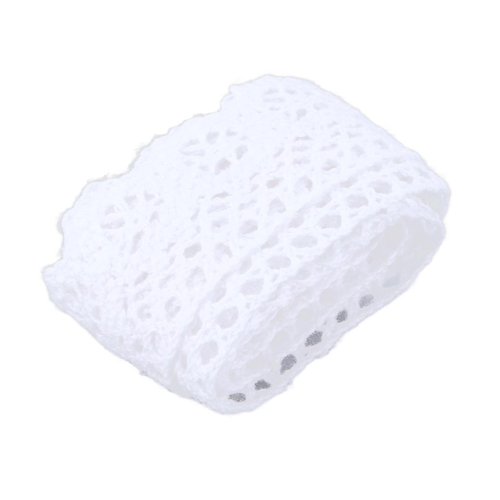 Lace Ribbon Cotton Thread 20 Yards Decorative Accessories for DIY Clothing DecorationWhite