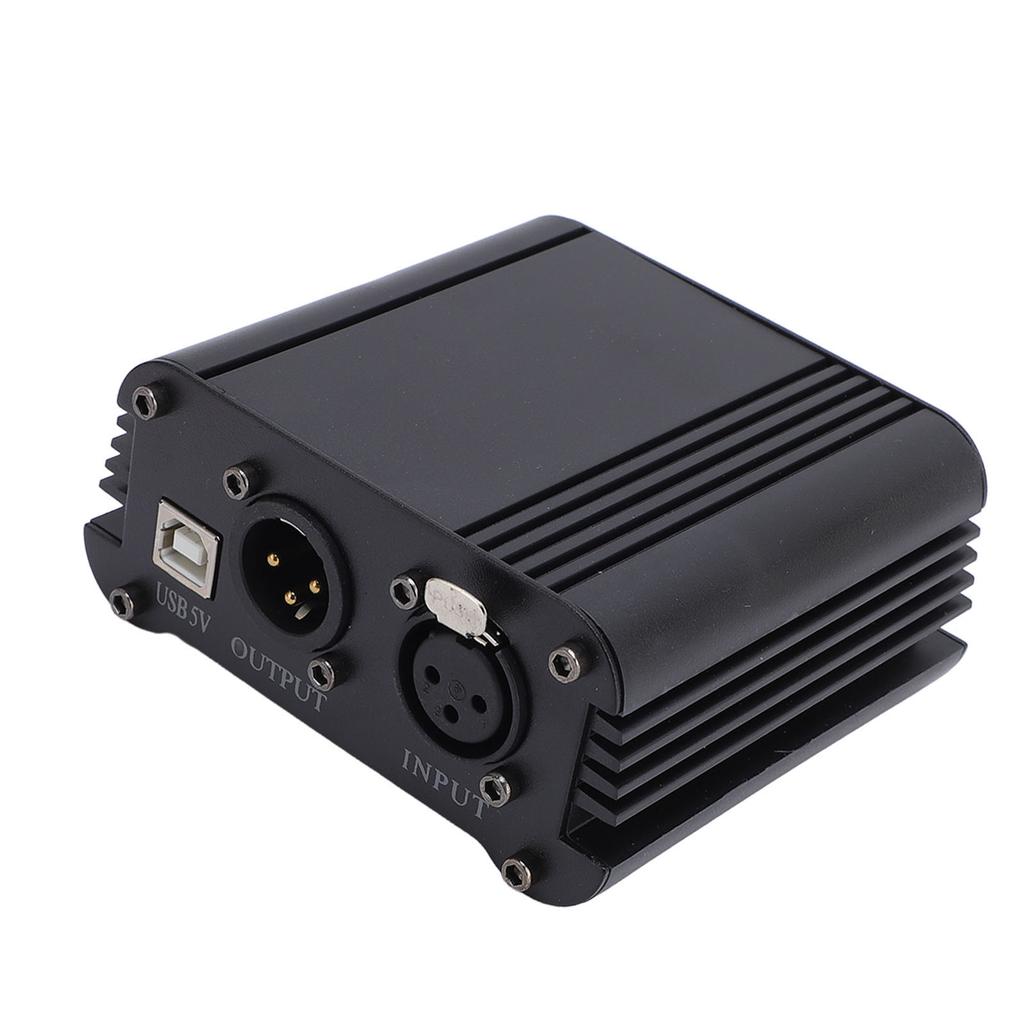 Фантомное питание 48 В, интерфейс питания USB A для микрофонного микшера с большой диафрагмой, стандартный XLR