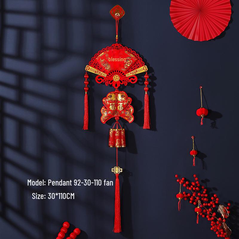 2025 New Year Pendant: Festive Decoration for Attracting Wealth and Fortune, Ideal for Spring Festival Celebrations.