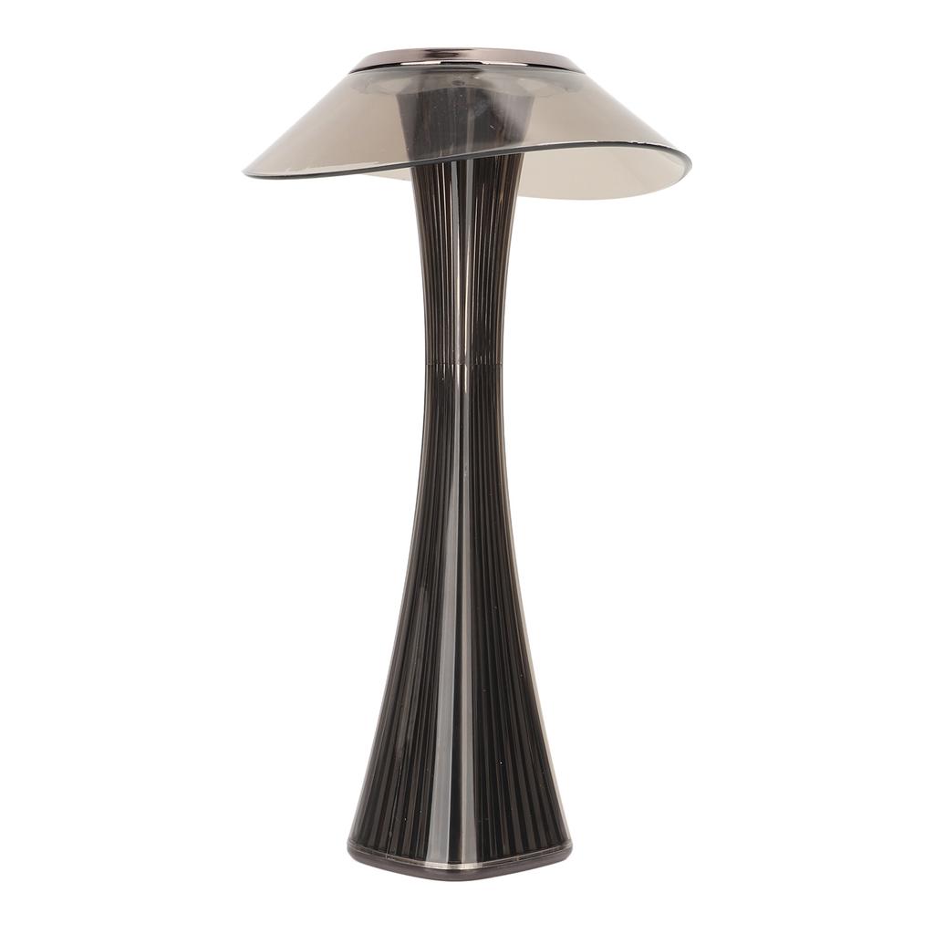 LED Table Lamp USB Charging Night Light 3 Lighting Mode with Touch Sensor for Home Room Smoky Grey