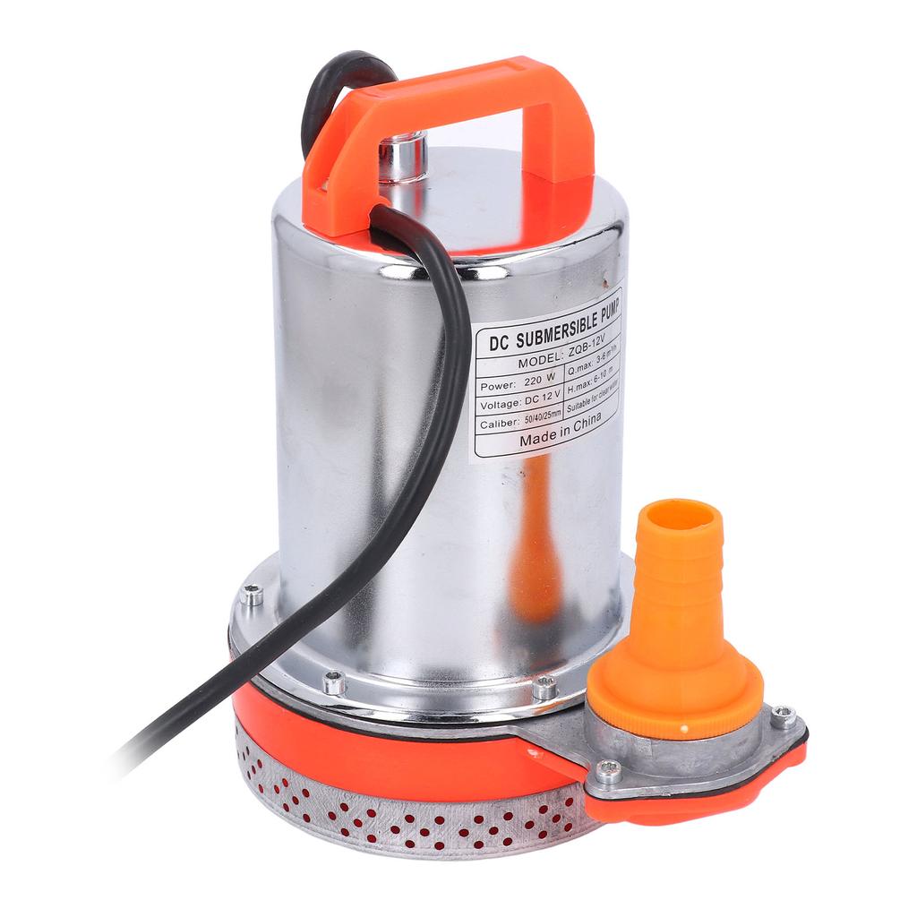 DC12V 220W погружной насос высокого давления водяной насос с 1 дюйм 1,5 дюйма 2 дюйма выпускного отверстия для пруда Po