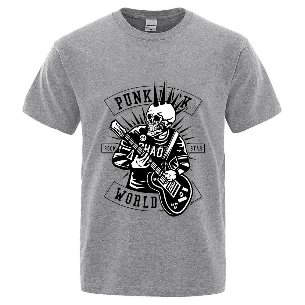 Футболка с изображением черепа на Хэллоуин, мужская повседневная футболка свободного покроя с короткими рукавами, мужская футболка в стиле хип-хоп, удобная верхняя часть b