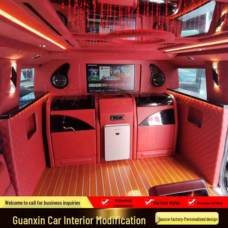 Hummer H2 Upgrade: Aviation Seats, Wood Flooring, TV Partition
