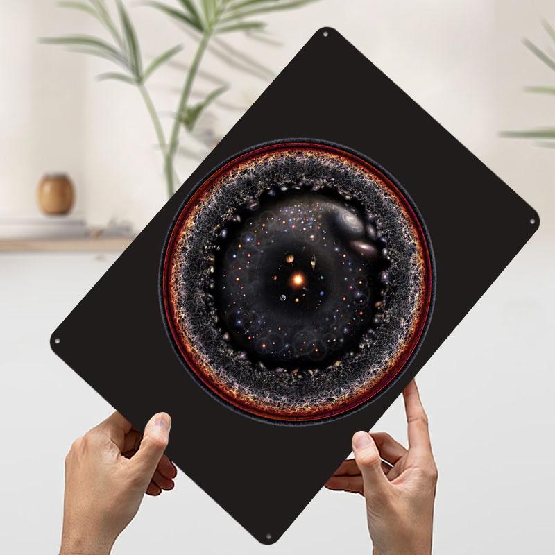 ObservableUniverse Classic Poster Customized Wall Art Vintage Metal Signs Retro Tin Plaque for Man Cave Gaming Decoration Room