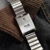 Smooth Finish Quartz Watch Retro Styling Men's Watch Practical Square Watch  Couple Matching
