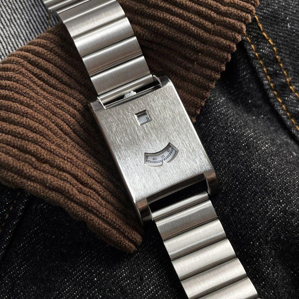 Smooth Finish Quartz Watch Retro Styling Men's Watch Practical Square Watch Couple Matching