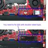 Адаптер CY Card NVMe M Key 22x30 мм на 22x80 мм Обратный NGFF Expansion SSD Адаптер для обновления Совместим с игровым ноутбуком ROG Flow X13