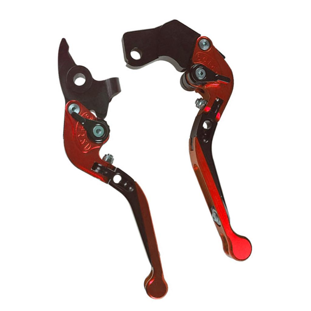 Easy Install foldable Brake & Clutch Levers Foldable Motorcycle Brake & Clutch Levers Simple Installation for Motorbike