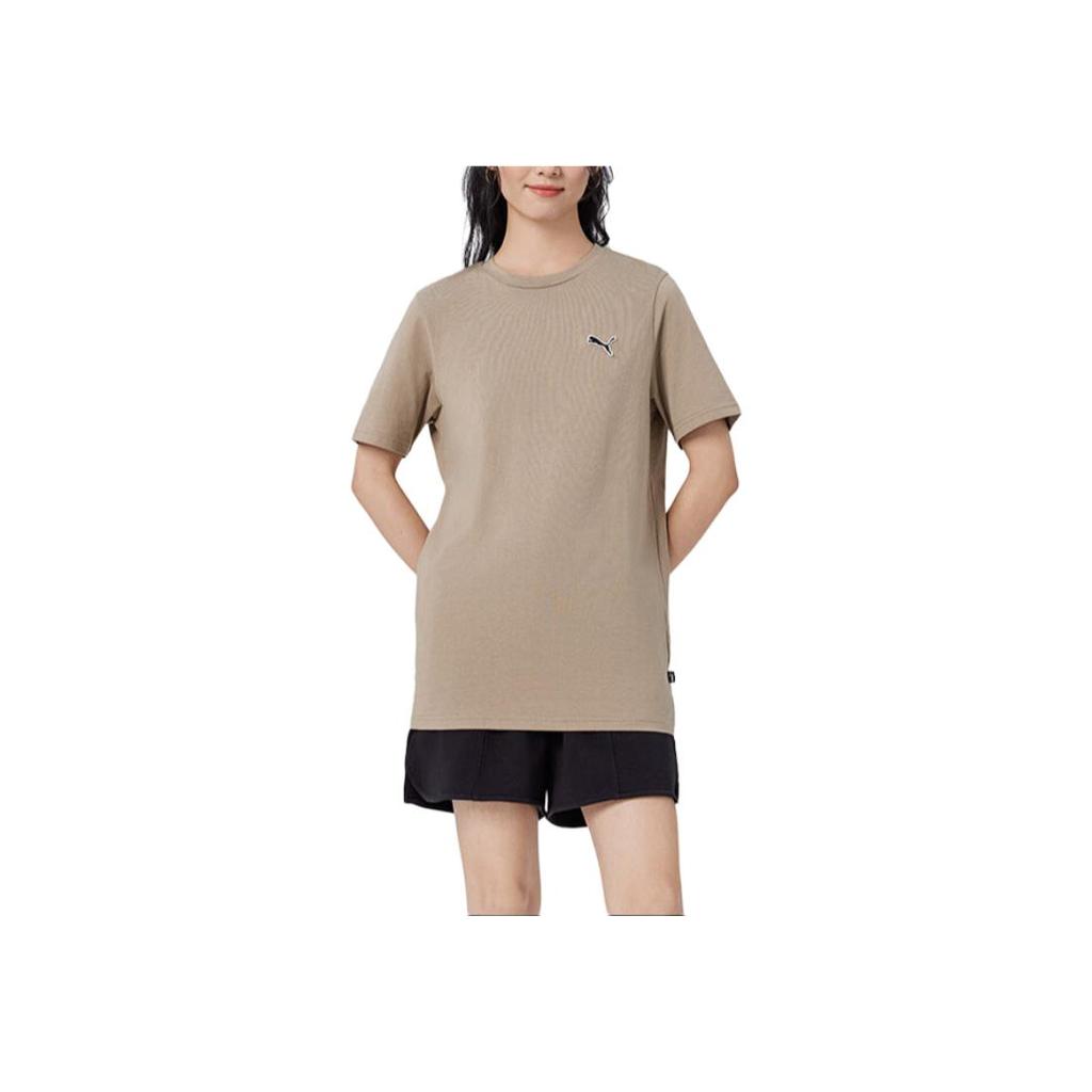 Puma Футболка Better Essentials Fashion Solid Color Breathable Short Sleeve T Shirt Men Tops Oak-Brown 675977-67