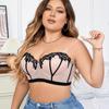 European and American Lace Underwear Thickened Mold Cup Upper Collection Side Breast Braset Adjustment Type Sexy Large Size Bra
