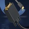 Кабель-адаптер USB 3.1 Type-C на VGA, 1,8 м, для телефона/планшета к проектору/телевизору