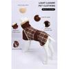Dog Clothes Winter Thick Warm Dog Jacket for Small Large Dogs Reflective Windproof Pet Clothing Checked Strom Snow Dog Coat 3XL